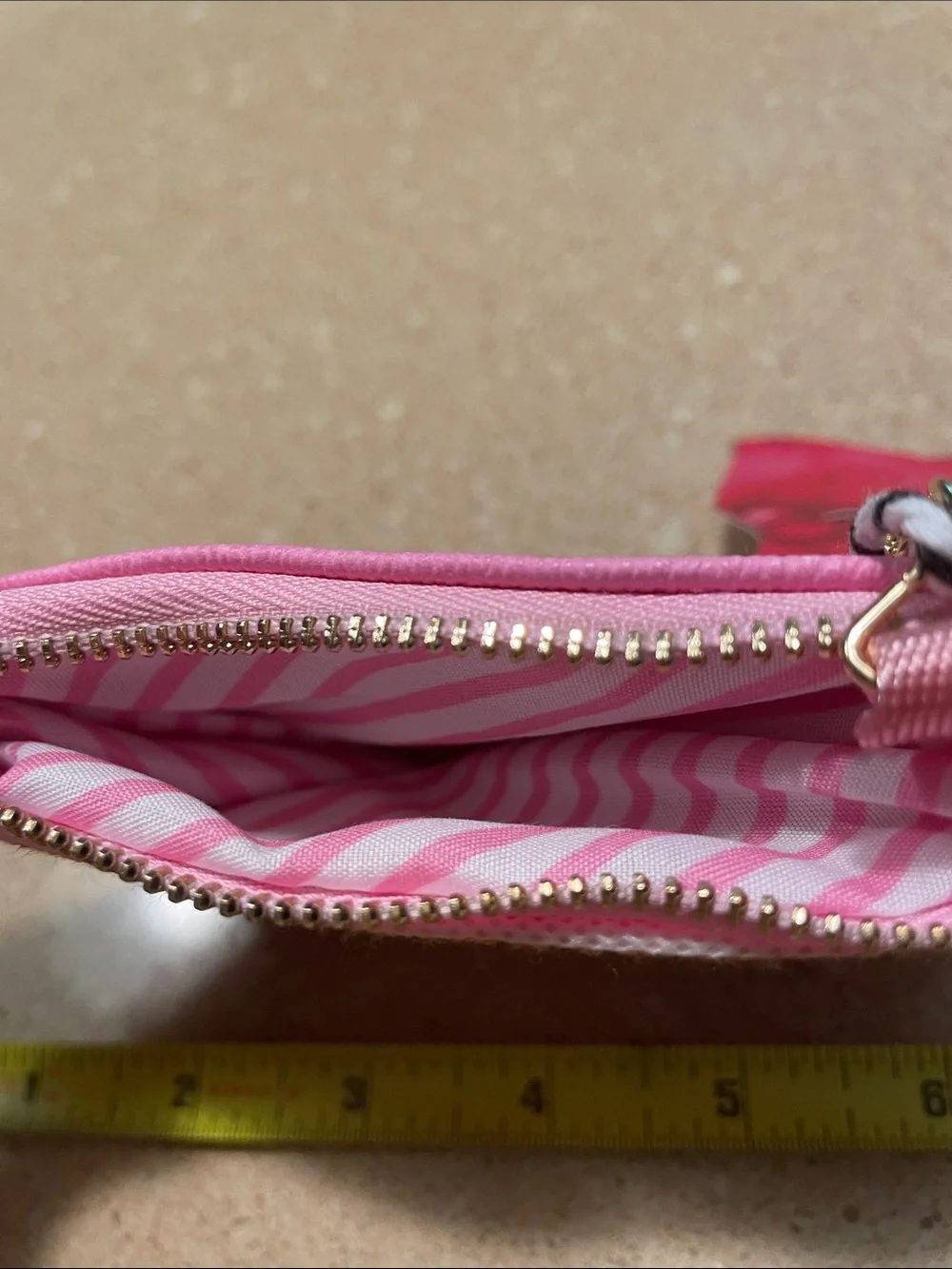 Orange & Pink Floral Card Holder Pouch - 'Too Much Of A Good Thing Is Wonderful'